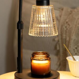 GODONLIF Candle Warmer Lamp with Timer Dimmable, Birthday Gifts for Women Mom, House Warming Gifts New Home Decor, Wax Melt Warmer for Jar Candles with 2 Bulbs