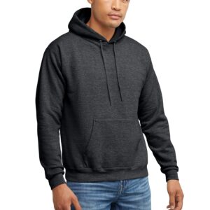 Hanes EcoSmart Hoodie, Midweight Fleece, Pullover Hooded Sweatshirt for Men