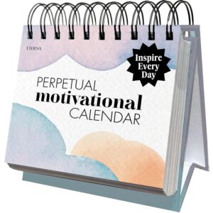 Motivational Perpetual Daily Desktop Calendar | 365 Inspirational Positive Quotes for Home or Office, Affirmations to Motivate, Uplift, and Encourage For Every Day of The Year |...