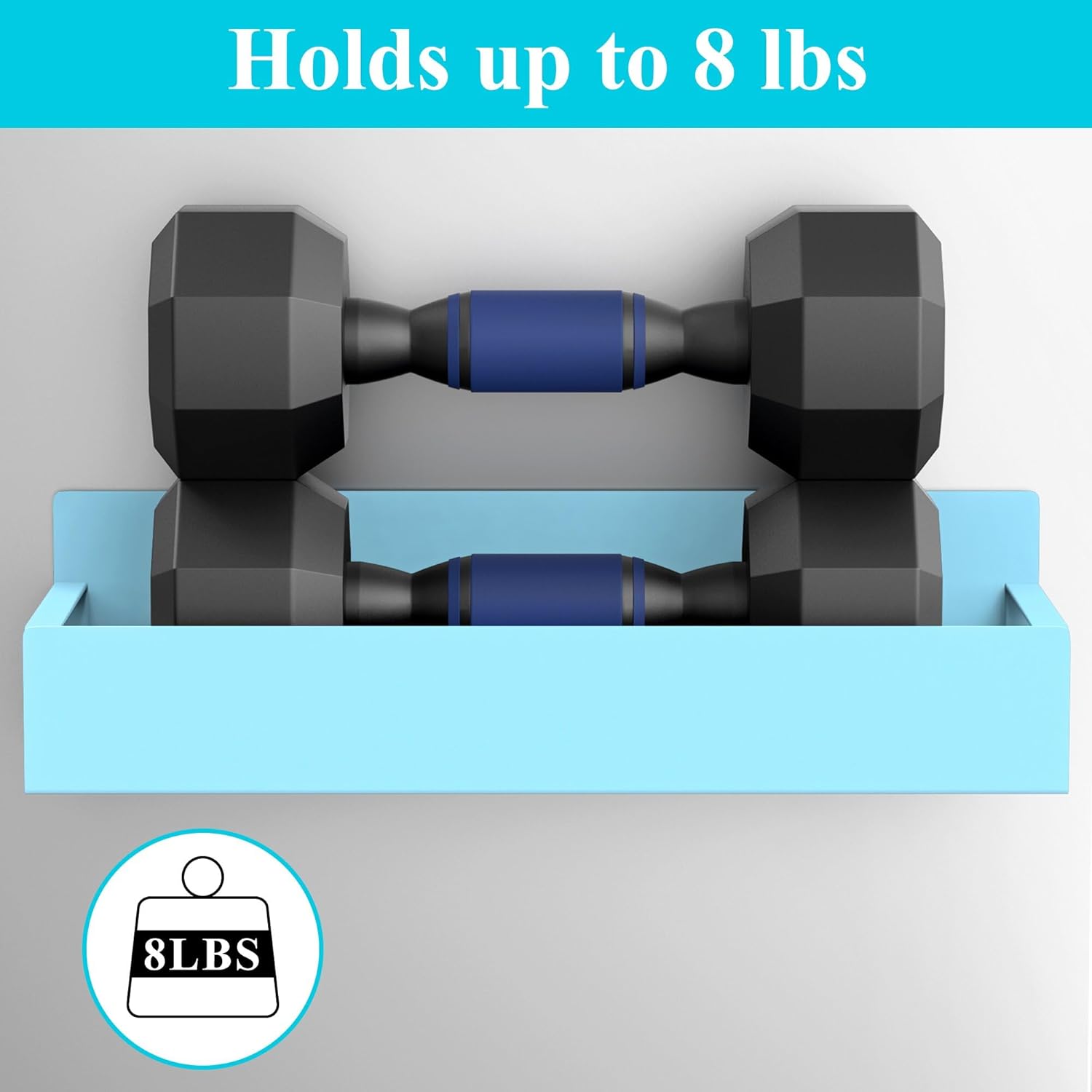 4 Pack Magnetic Spice Storage Rack Organizer for Refrigerator and Oven, Blue Fridge Organizers and Storage