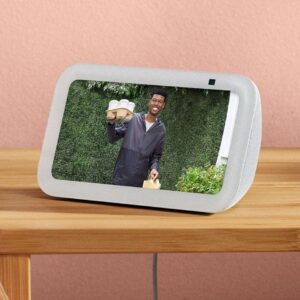 Amazon Echo Show 5 (newest model), Smart display, Designed for Alexa+, 2x the bass and clearer sound, Glacier White