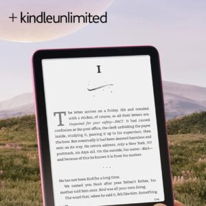 Amazon Kindle Paperwhite Signature Edition 32GB (newest model) – 20% faster with auto-adjusting front light, wireless charging, and weeks of battery life – Metallic Raspberry +...