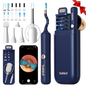 Bebird Earsight Plus R37R Ear Cleaning Camera Wax Removal Tool kit, FSA HSA Eligible Flexible Ear Scope Otoscope Camera Light, Visual Ear Picker Wireless Earwax Remover Tweezers...