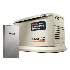 Generac Guardian 26kW Home Standby Generator with 200 Amp Transfer Switch - Automatic Whole House Backup Power for Storms, Emergencies, and Outages, WiFi Enabled, Runs on...