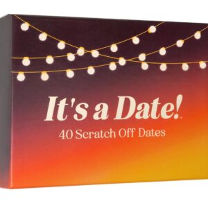 It's a Date!, 40 Fun and Romantic Scratch Off Date Night Ideas for Him, Her, Girlfriend, Boyfriend, Wife, Husband & Couples, Valentine's Gift for Men and Women