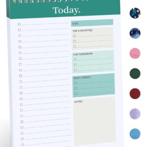 Taja To Do List Notepad - To Do List Notebook for Work with 52 Sheets, 9.8" x 6.5", Undated Daily Planner Perfect for Daily Tasks and Goal Setting, Notepad Suitable for Office,...